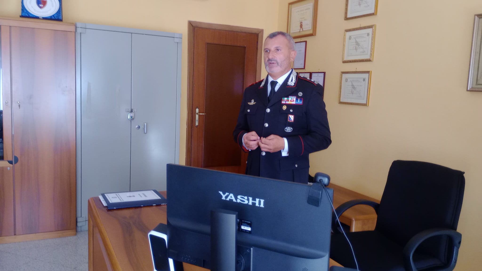 Il Neo Comandante Del Reparto Territoriale Dei Carabinieri Di Nocera